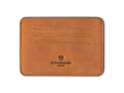 Leather car document holder | 412 | Rust