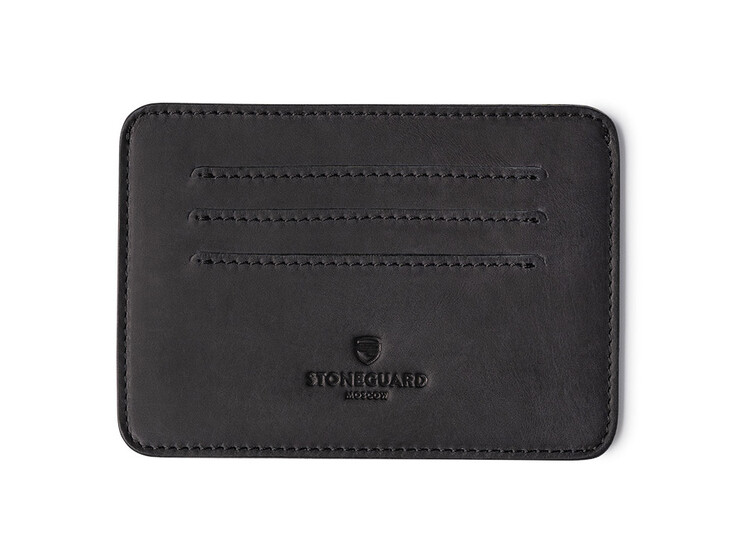 Leather car document holder | 412 | Black