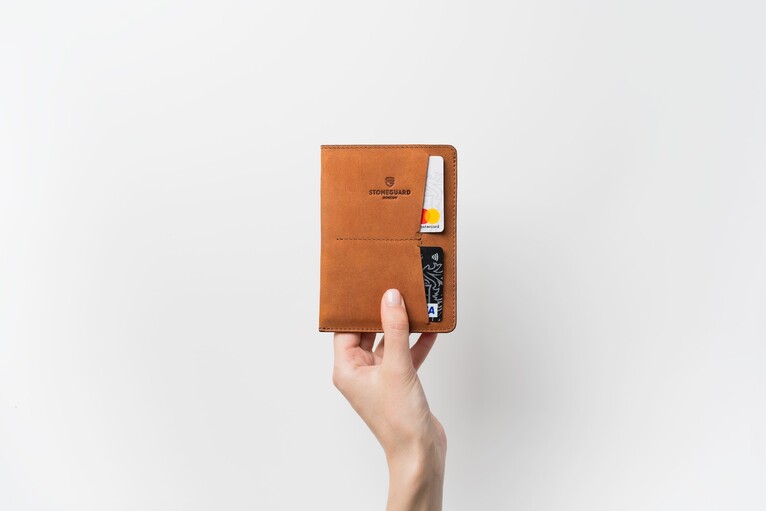 Stoneguard - Leather passport sleeve | 411 | Rust - 2