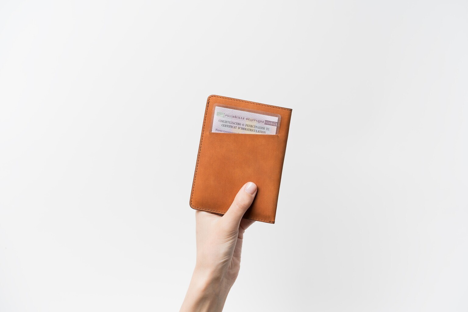 Stoneguard - Leather passport sleeve | 411 - изображение 3