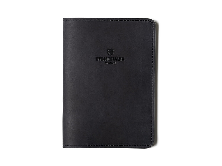 Stoneguard - Leather passport sleeve | 413 | Black - 1