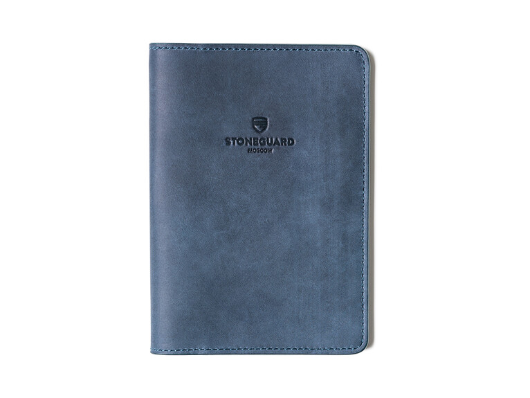 Stoneguard - Leather passport sleeve | 413 | Ocean - 1