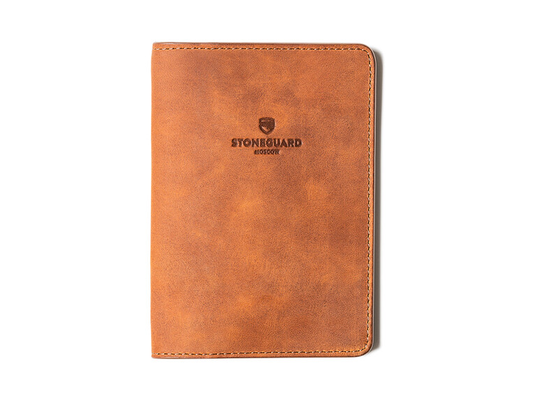 Stoneguard - Leather passport sleeve | 413 | Rust - 1